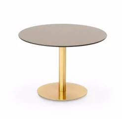 Tom Dixon Coffee Tables*Flash coffee table Ø60 cm, Copper-brass stand Gold-coloured