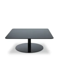Tom Dixon Coffee Tables*Flash coffee table 80x80 cm, mirror glass- stand Black