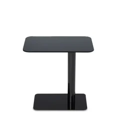 Tom Dixon Side Tables*Flash side table 30x50 cm, mirror glass- stand Black