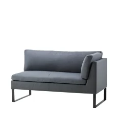 Cane-line Garden Sofas & Garden Benches|Outdoor Lounge Furniture*Flex modular sofa, , left, incl. cushions Grey