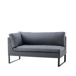 Cane-line Garden Sofas & Garden Benches|Outdoor Lounge Furniture*Flex modular sofa, , right, incl. cushions Grey