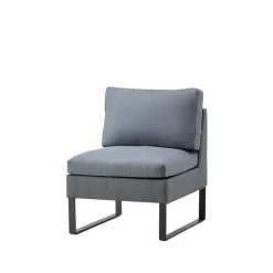 Cane-line Garden Sofas & Garden Benches|Outdoor Lounge Furniture*Flex modular sofa, , single, incl. cushions Grey