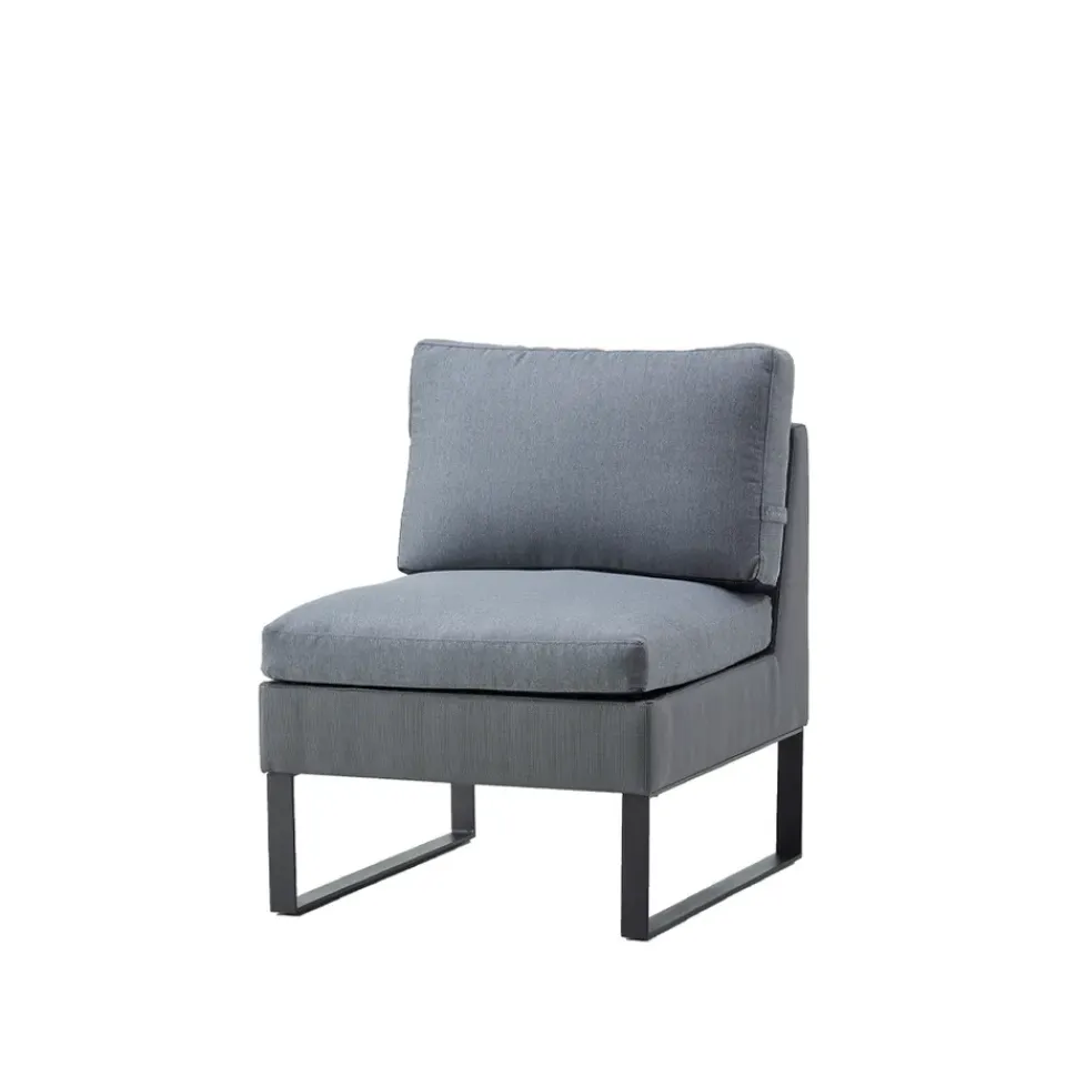 Cane-line Garden Sofas & Garden Benches|Outdoor Lounge Furniture*Flex modular sofa, , single, incl. cushions Grey