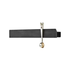 Gejst Shelves & Shelving Systems*Flex Rail magnetic rail 40 cm, -stained oack- Black