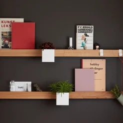 Gejst Shelves & Shelving Systems*Flex Rail magnetic rail 60 cm, Oak- White