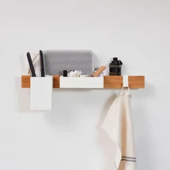 Gejst Shelves & Shelving Systems*Flex Rail magnetic rail 60 cm, Oak- White