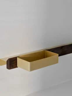 Gejst Shelves & Shelving Systems*Flex Tray box, Brass Gold-coloured