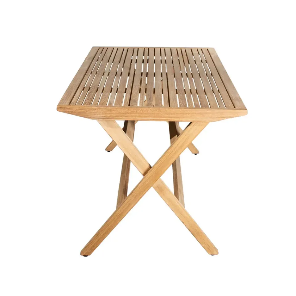 Cane-line Table For Outdoor Use*Flip folding table 140x80x72.5 cm, Teak Brown