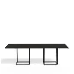 New Works Dining Tables*Florence rectangular dining table, ash. stand Black