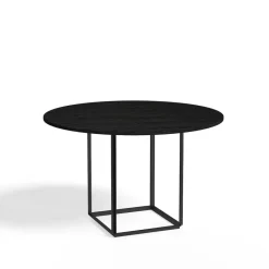 New Works Dining Tables*Florence round dining table, ash-ø120 cm- stand Black