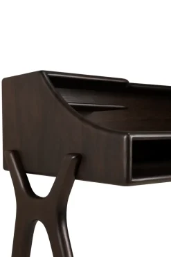 Ethnicraft Desks*Flow desk, Rose mahogany, 140x55 cm Brown