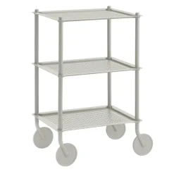 Muuto Serving Trolleys*Flow 3-layer trolley 90 cm, Grey