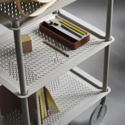 Muuto Serving Trolleys*Flow 3-layer trolley 90 cm, Grey