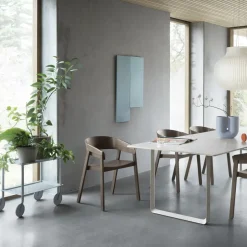 Muuto Serving Trolleys*Flow 2-layer trolley 57 cm, Grey