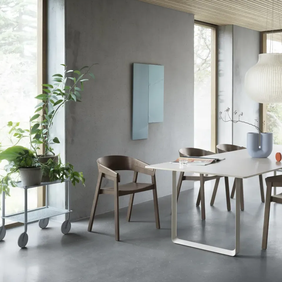 Muuto Serving Trolleys*Flow 2-layer trolley 57 cm, Grey