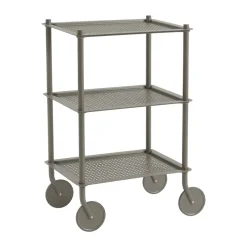 Muuto Serving Trolleys*Flow 3-layer trolley 90 cm, Taupe Beige