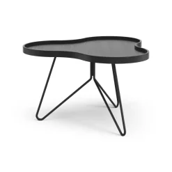 Swedese Coffee Tables*Flower mono table 62x66 cm, H39 cm Ash glazed Black