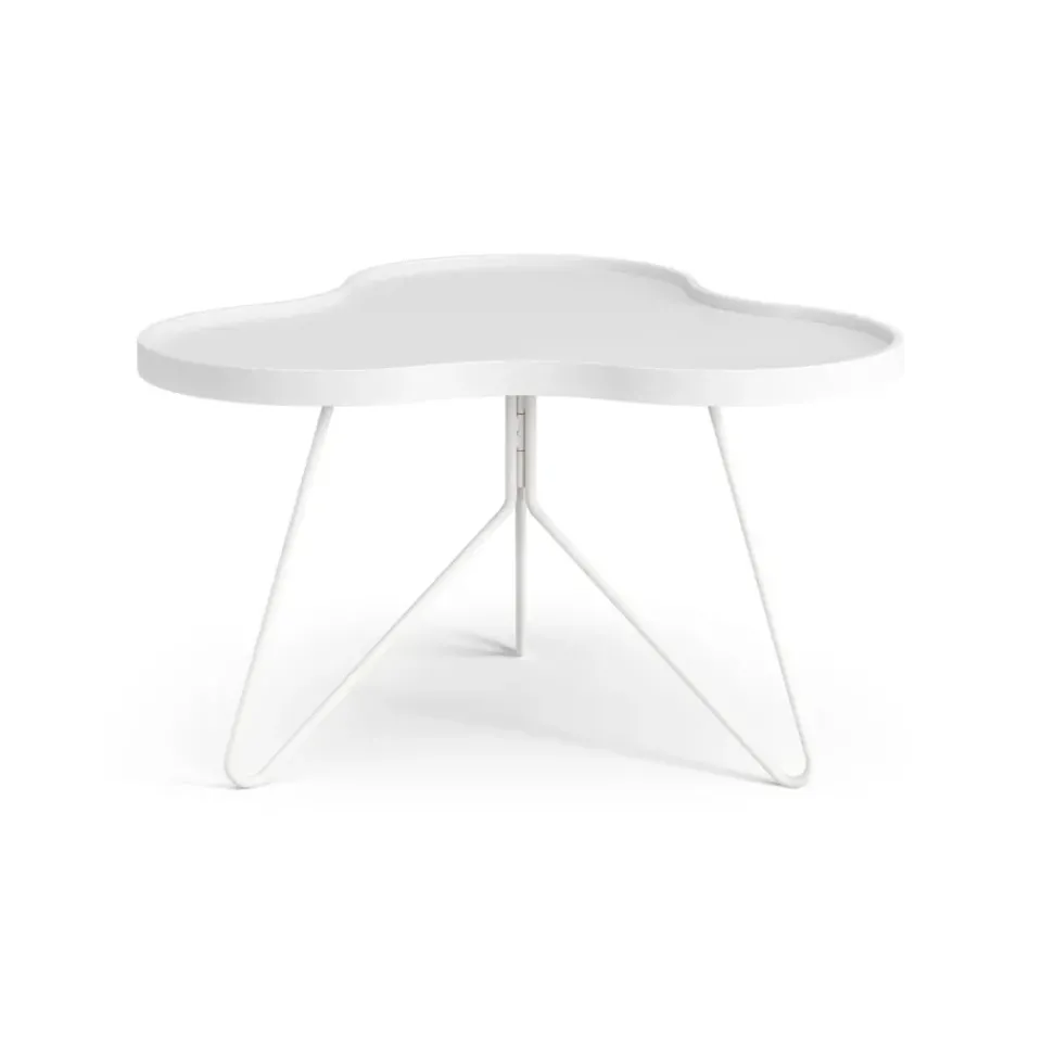 Swedese Coffee Tables*Flower mono table 62x66 cm, H39 cm Ash glazed White