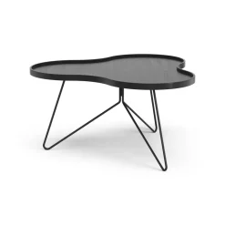 Swedese Coffee Tables*Flower mono table 84x90 cm, H45 cm Ash glazed Black