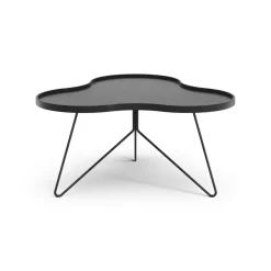 Swedese Coffee Tables*Flower mono table 84x90 cm, H45 cm Ash glazed Black