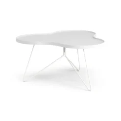 Swedese Coffee Tables*Flower mono table 84x90 cm, H45 cm Ash glazed White