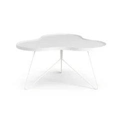 Swedese Coffee Tables*Flower mono table 84x90 cm, H45 cm Ash glazed White