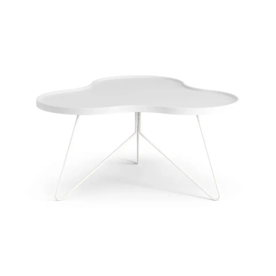 Swedese Coffee Tables*Flower mono table 84x90 cm, H45 cm Ash glazed White