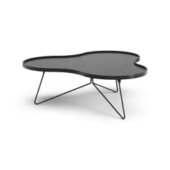 Swedese Coffee Tables*Flower mono table 107x114 cm, H39 cm Ash glazed Black