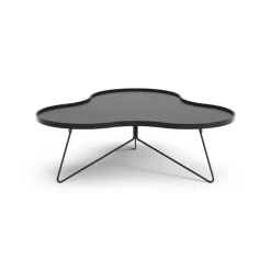 Swedese Coffee Tables*Flower mono table 107x114 cm, H39 cm Ash glazed Black