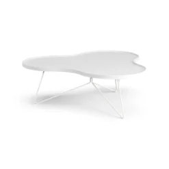 Swedese Coffee Tables*Flower mono table 107x114 cm, H39 cm Ash glazed White