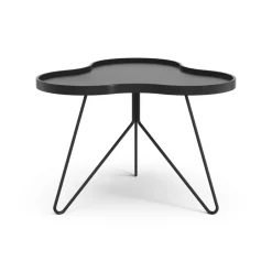 Swedese Coffee Tables*Flower mono table 62x66 cm, H45 cm Ash glazed Black