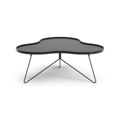 Swedese Coffee Tables*Flower mono table 107x114 cm, H45 cm Ash glazed Black