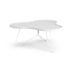 Swedese Coffee Tables*Flower mono table 84x90 cm, H39 cm Ash glazed White