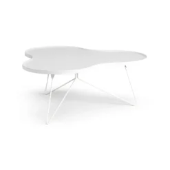 Swedese Coffee Tables*Flower mono table 107x114 cm, H45 cm Ash glazed White