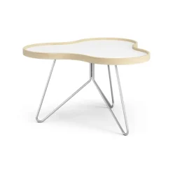 Swedese Coffee Tables*Flower table 62x66 cm, H39 cm birch laquered Black