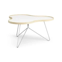 Swedese Coffee Tables*Flower table 84x90 cm, H45 cm birch laquered Grey