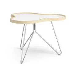 Swedese Coffee Tables*Flower table 62x66 cm, H45 cm birch laquered Grey