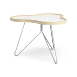 Swedese Coffee Tables*Flower table 62x66 cm, H45 cm birch laquered Grey