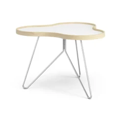 Swedese Coffee Tables*Flower table 62x66 cm, H45 cm birch laquered Grey
