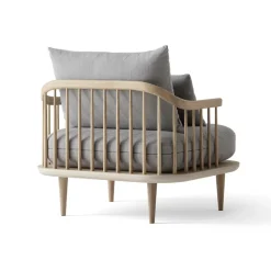 &Tradition Armchairs & Footstools*Fly Chair Sc1, Lightoiled oak + beige fabric BeigeGrey