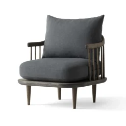&Tradition Armchairs & Footstools*Fly Chair SC10, Smoked oak. dark Grey