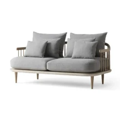 &Tradition Sofas*Fly SC2 sofa, Fabric hot madison 094 light . White oiled oak Grey