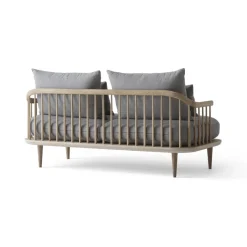 &Tradition Sofas*Fly SC2 sofa, Fabric hot madison 094 light . White oiled oak Grey