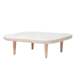 &Tradition Coffee Tables*Fly table Sc4, Light oiled oak + white marble BeigeWhite