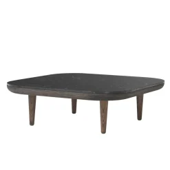 &Tradition Coffee Tables*Fly table Sc4, Smoked oiled oak + marble Black