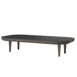 &Tradition Coffee Tables*Fly table SC5, Smoked oiled oak + marble Black