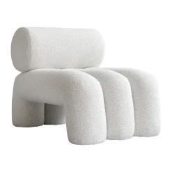 101 Copenhagen Armchairs & Footstools|Chairs*Foku Chair lounge chair, Bouclé White