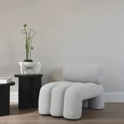101 Copenhagen Armchairs & Footstools|Chairs*Foku Chair lounge chair, Bouclé White