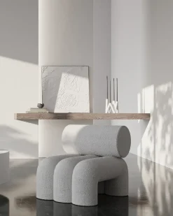 101 Copenhagen Armchairs & Footstools|Chairs*Foku Chair lounge chair, Bouclé White