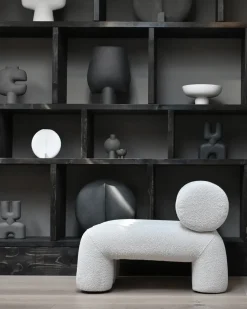 101 Copenhagen Armchairs & Footstools|Chairs*Foku Chair lounge chair, Bouclé White